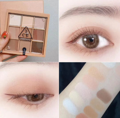 預訂品 l 3CE 九宮格眼影盤💕Multi Eye Color Palette SMOOTHER SOMEDEF